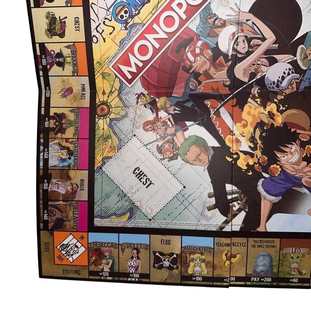 New Hasbro Monopoly One Piece Board Game Game Board Replacement Parts
